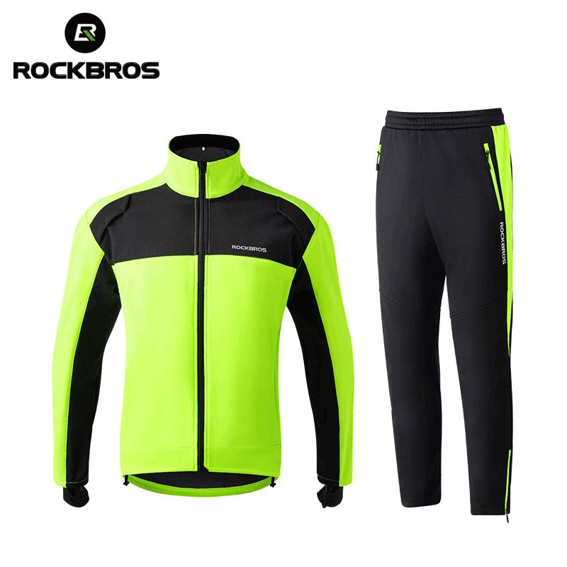 Outdoor Sport Winter Jacket - ROCKBROS الخريف الشتاء الدراجات الملابس مجموعات