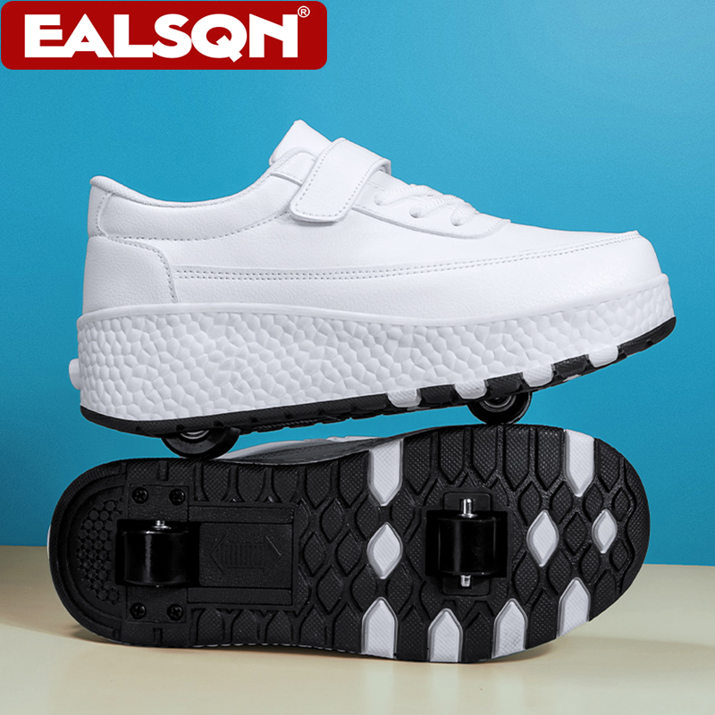 Outdoor Sports Shoes - أحذية تزلج للأطفال بعجلات مزدوجة للبنين