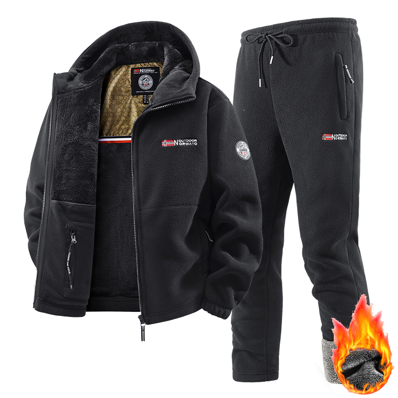 Outdoor Sport Winter Jacket - طقم ملابس رياضية شتوية جديد للرجال،