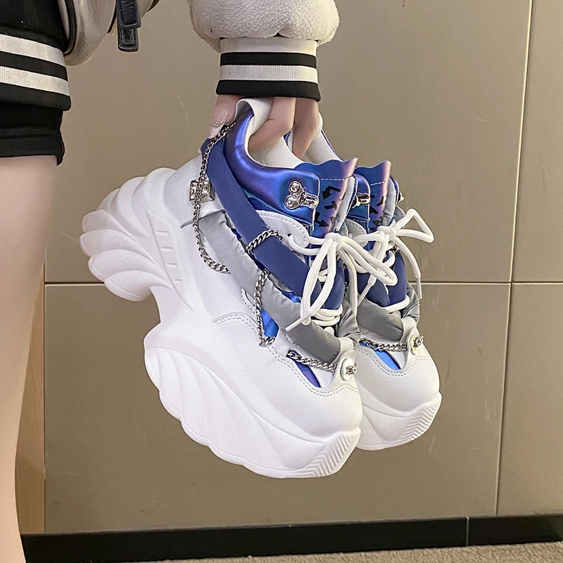 Outdoor Sports Shoes - جميل Kawaii النساء أحذية رياضية إسفين