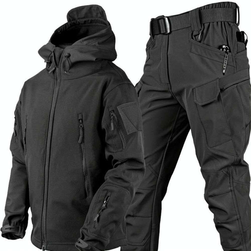 بدلة شتوية مموهة من نوع سوفت ش - مراجعة Outdoor Sport Winter Jacket وسعره