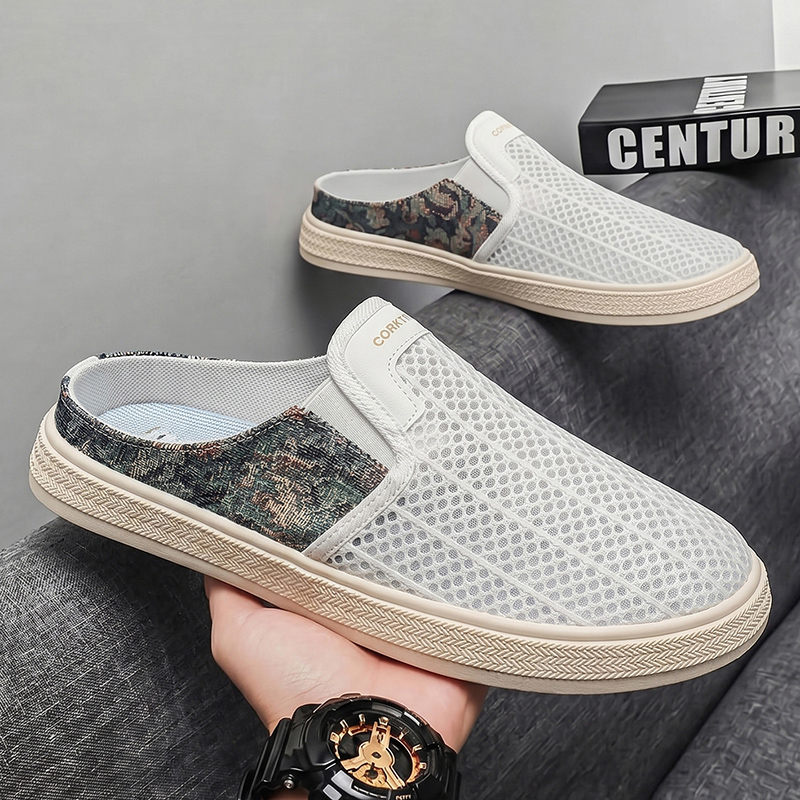 شباشب صيفية رجالية شبكية مثقبة - مراجعة Outdoor Sports Shoes وسعره