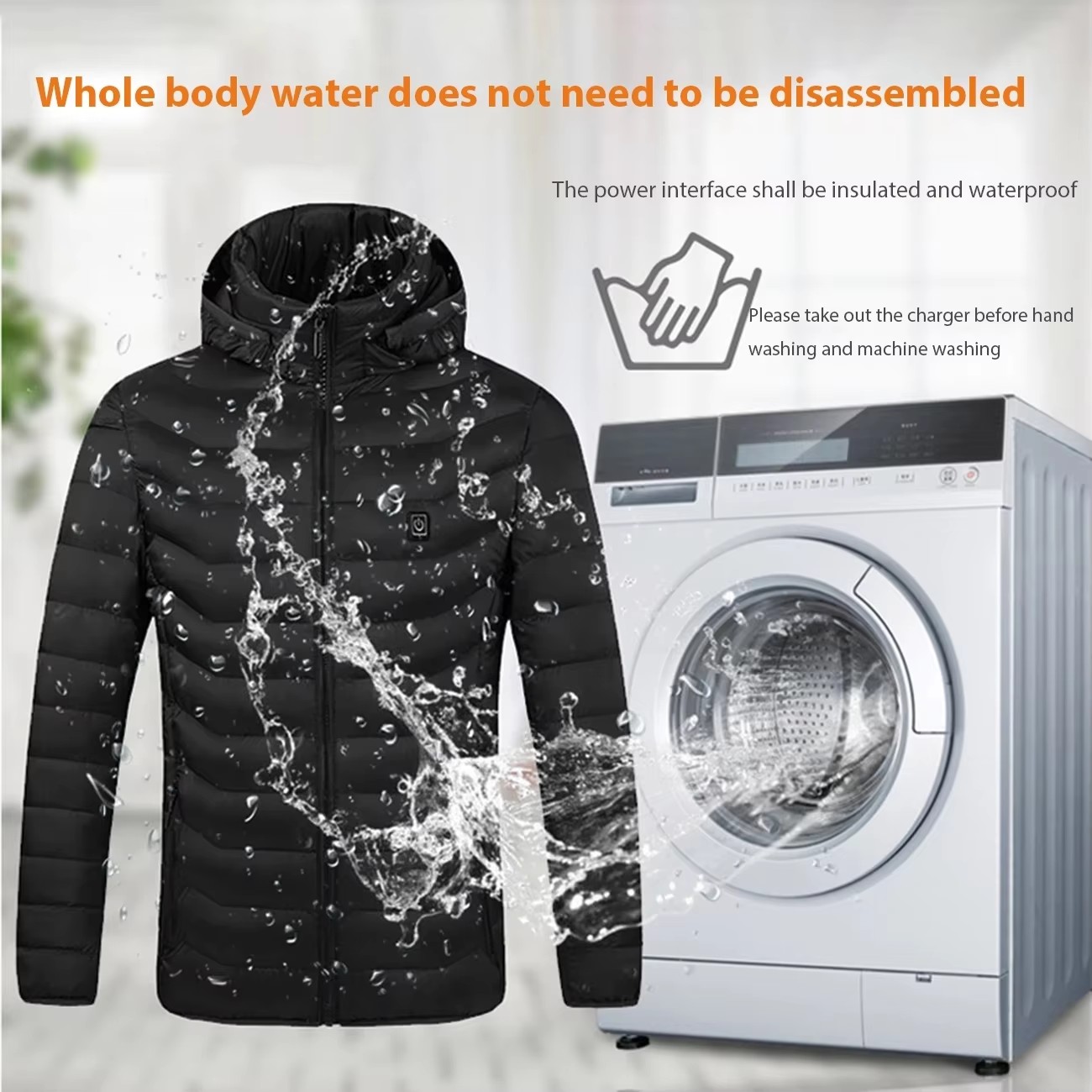 سترة رجالية مدفأة بمنفذ USB لل - مراجعة Outdoor Sport Winter Jacket وسعره