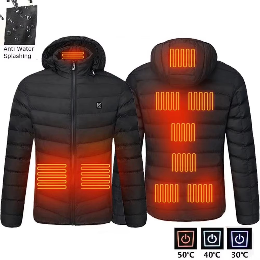 سترة رجالية مدفأة بمنفذ USB لل - مراجعة Outdoor Sport Winter Jacket وسعره