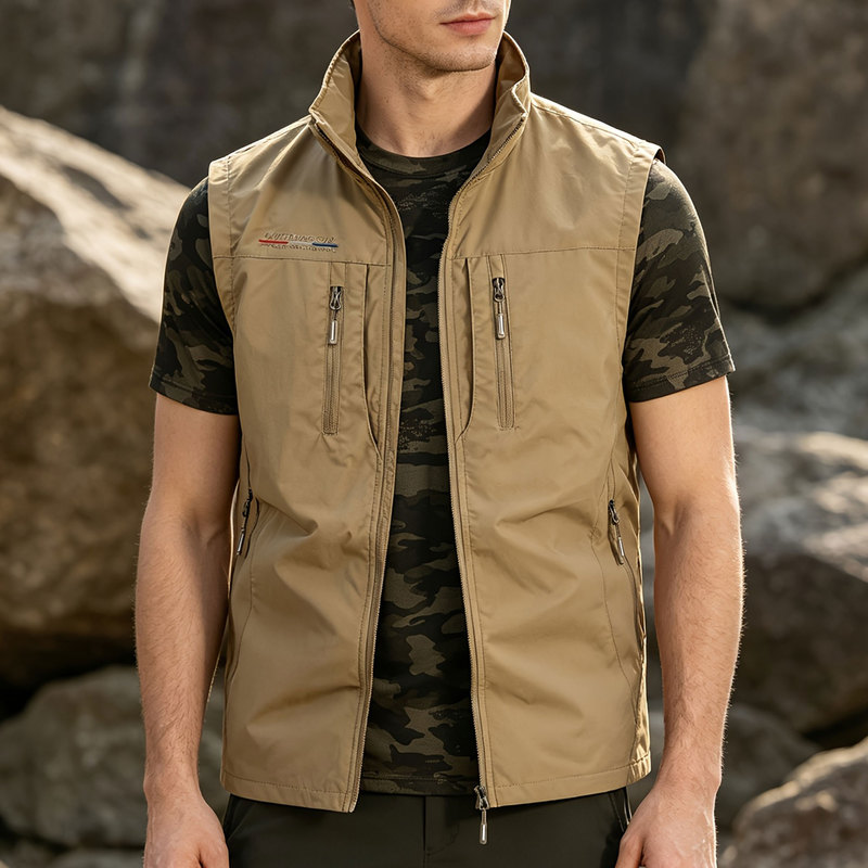 سترة رجالية بدون أكمام، سترة ر - مراجعة Outdoor Sport Winter Jacket وسعره