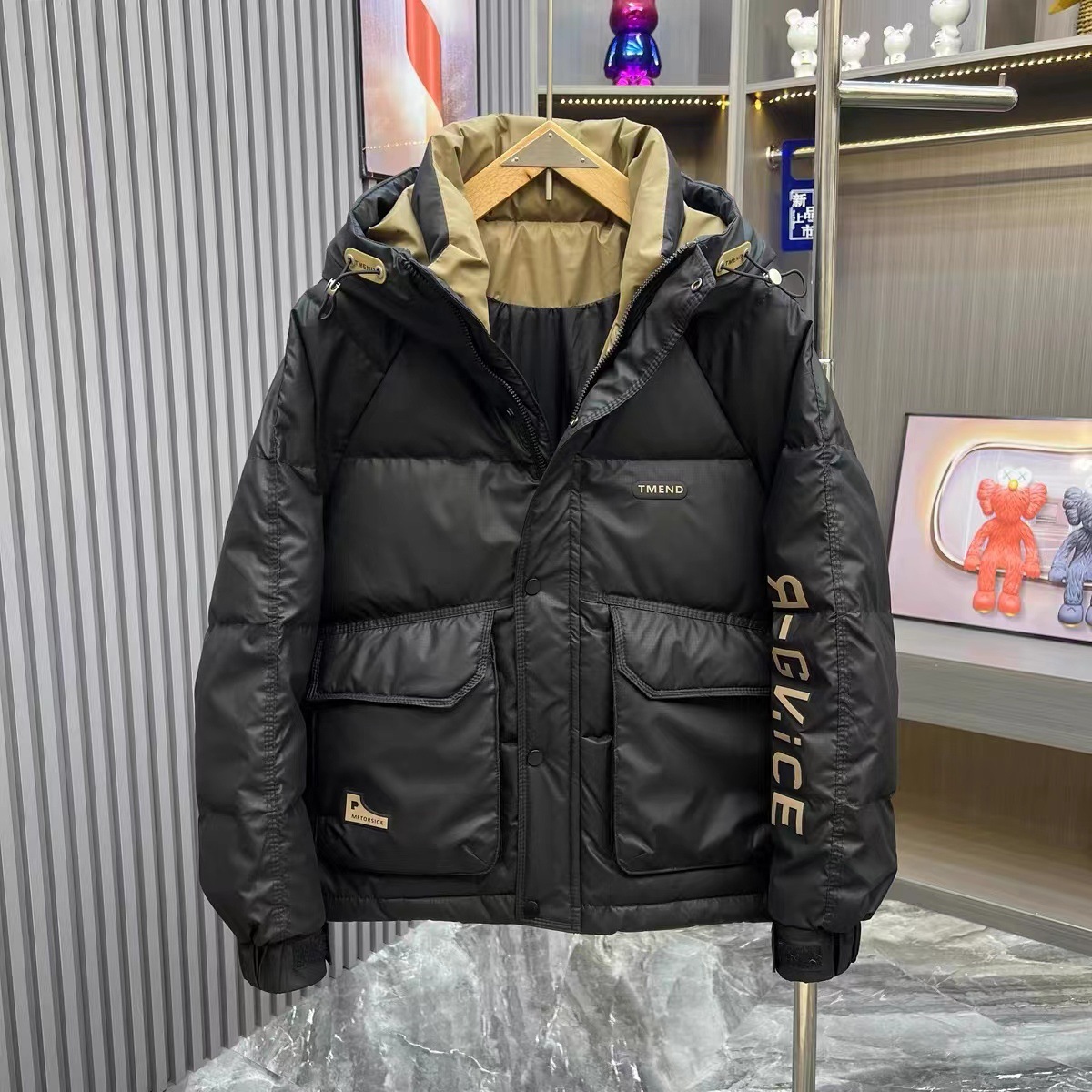 سترة رجالية بغطاء للرأس بطة ال - مراجعة Outdoor Sport Winter Jacket وسعره